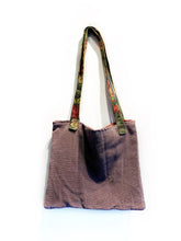 Afbeelding in Gallery-weergave laden, Paarse padded tote.bag
