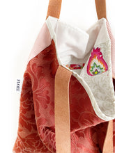 Afbeelding in Gallery-weergave laden, Roze tote.bag met ribstof
