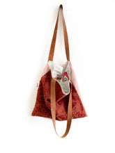 Afbeelding in Gallery-weergave laden, Roze tote.bag met ribstof
