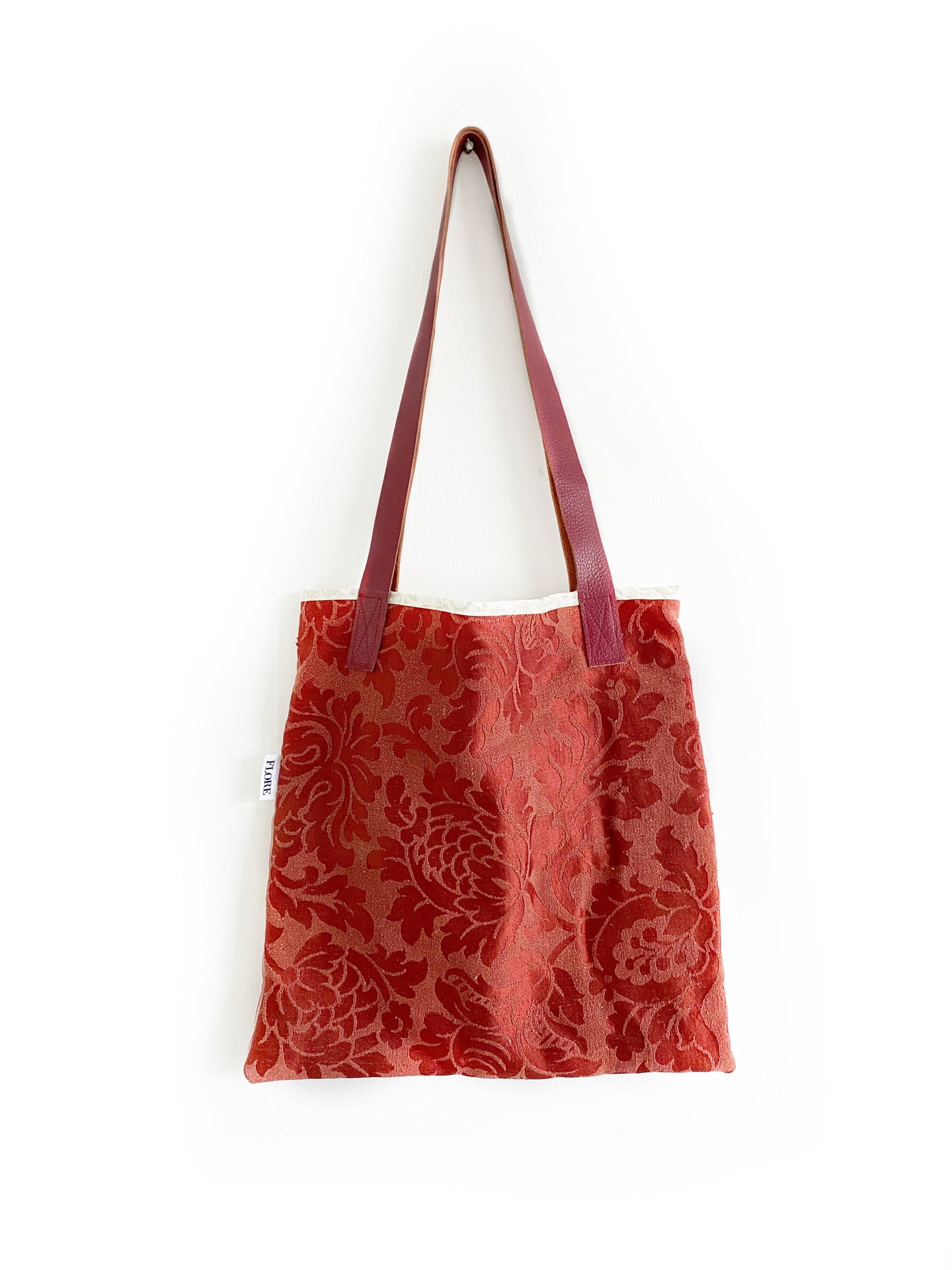 Roze tote.bag met ribstof