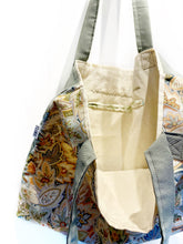 Afbeelding in Gallery-weergave laden, Tote.bag bloemen patroon
