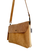 Afbeelding in Gallery-weergave laden, Bruin-gele crossybody.bag
