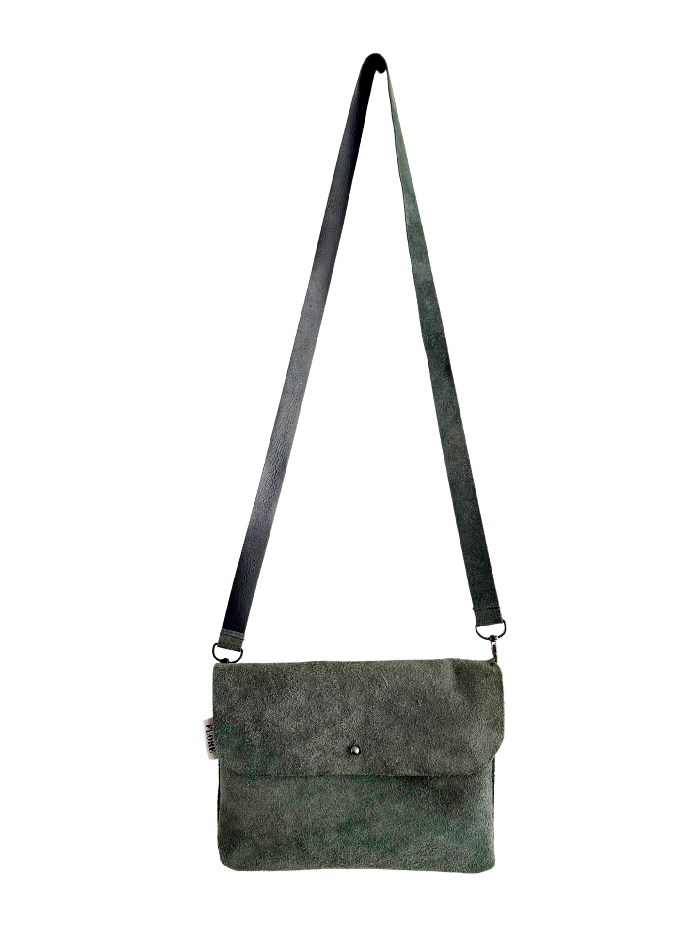 Grijs-zwarte crossbody.bag