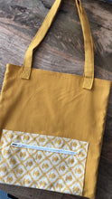 Afbeelding in Gallery-weergave laden, Geel patroon tote.bag
