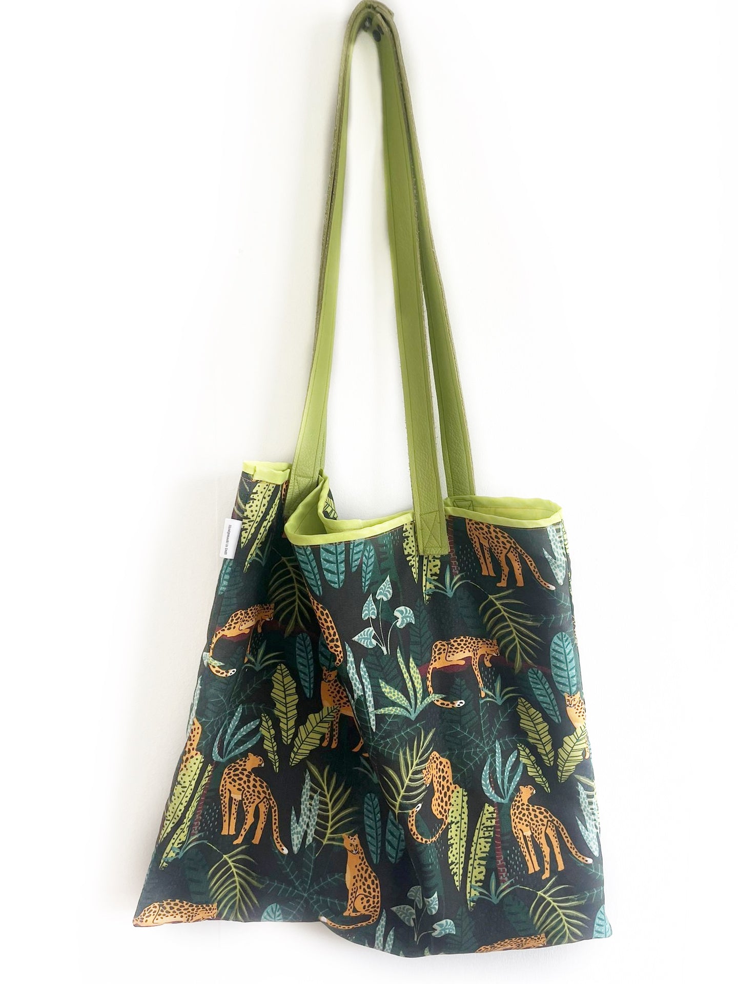 Groene jungle tote.bag