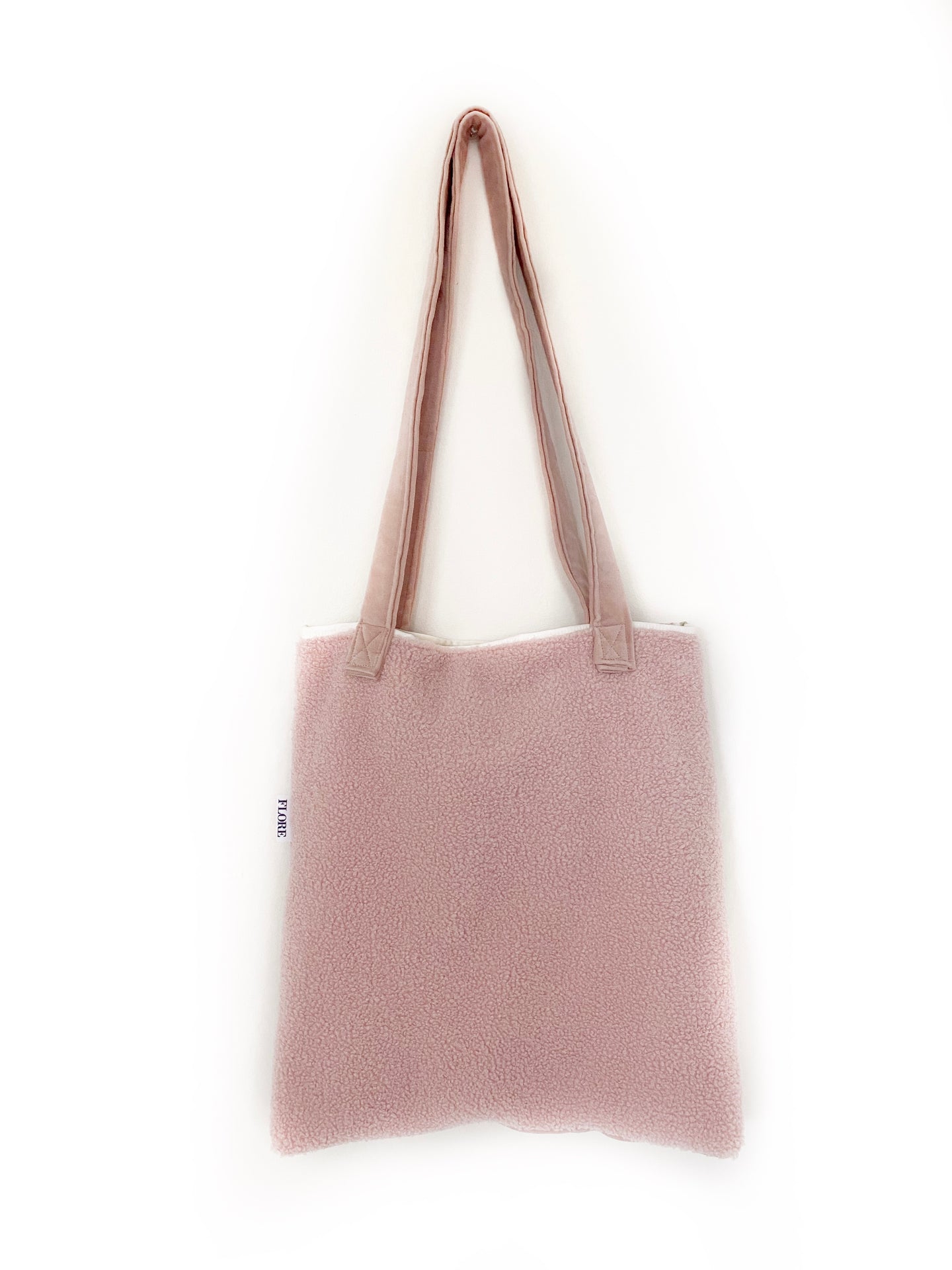 Roze teddy tote.bag